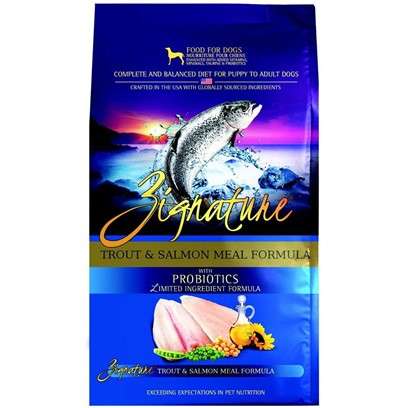 Zignature Trout & Salmon Meal Formula Dry Dog Food 27-lb