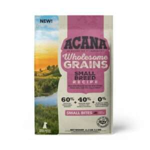 ACANA Wholesome Grains Small Breed Recipe, Real Chicken, Eggs & Turkey Dry Dog Food - 4 lb Bag
