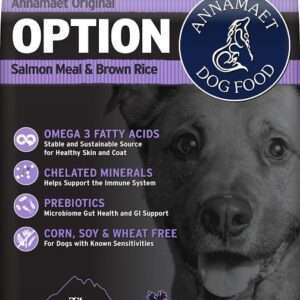 Annamaet Original Option 24% Salmon Meal & Brown Rice Dry Dog Food - 25 lb Bag