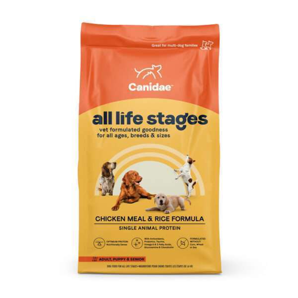 Canidae All Life Stages Chicken Meal & Rice Formula Dry Dog Food - 44 lb Bag