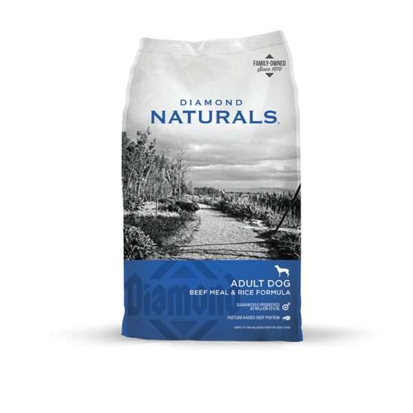 Diamond Naturals Beef Meal & Rice Formula Adult Dry Dog Food - 40 lb Bag