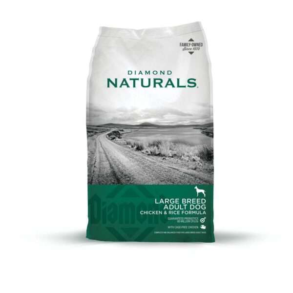 Diamond Naturals Large Breed Chicken & Rice Formula Adult Dry Dog Food - 40 lb Bag