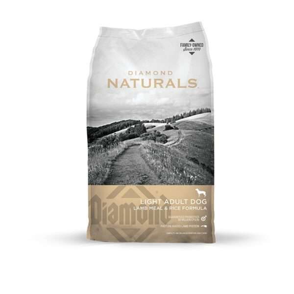 Diamond Naturals Light Lamb Meal & Rice Adult Dry Dog Food - 30 lb Bag