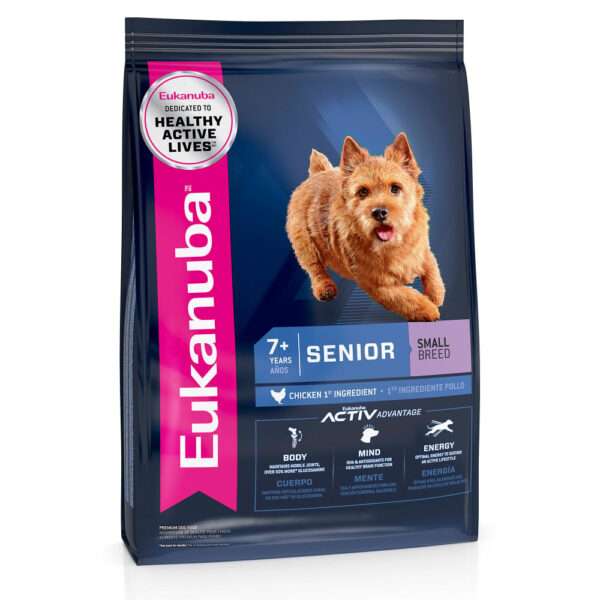 Eukanuba Small Breed Senior Chicken Formula Dry Dog Food - 15 lb Bag