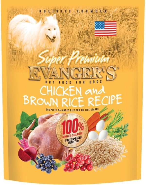 Evangers Super Premium Chicken with Brown Rice Dry Dog Food - 33 lb Bag
