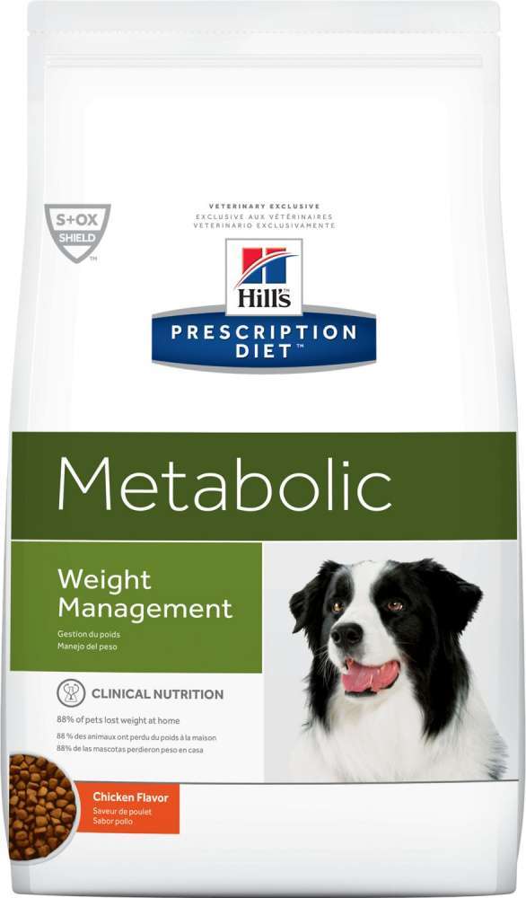 Hill's Prescription Diet Metabolic Chicken Formula Dry Dog Food - 7.7 lb Bag