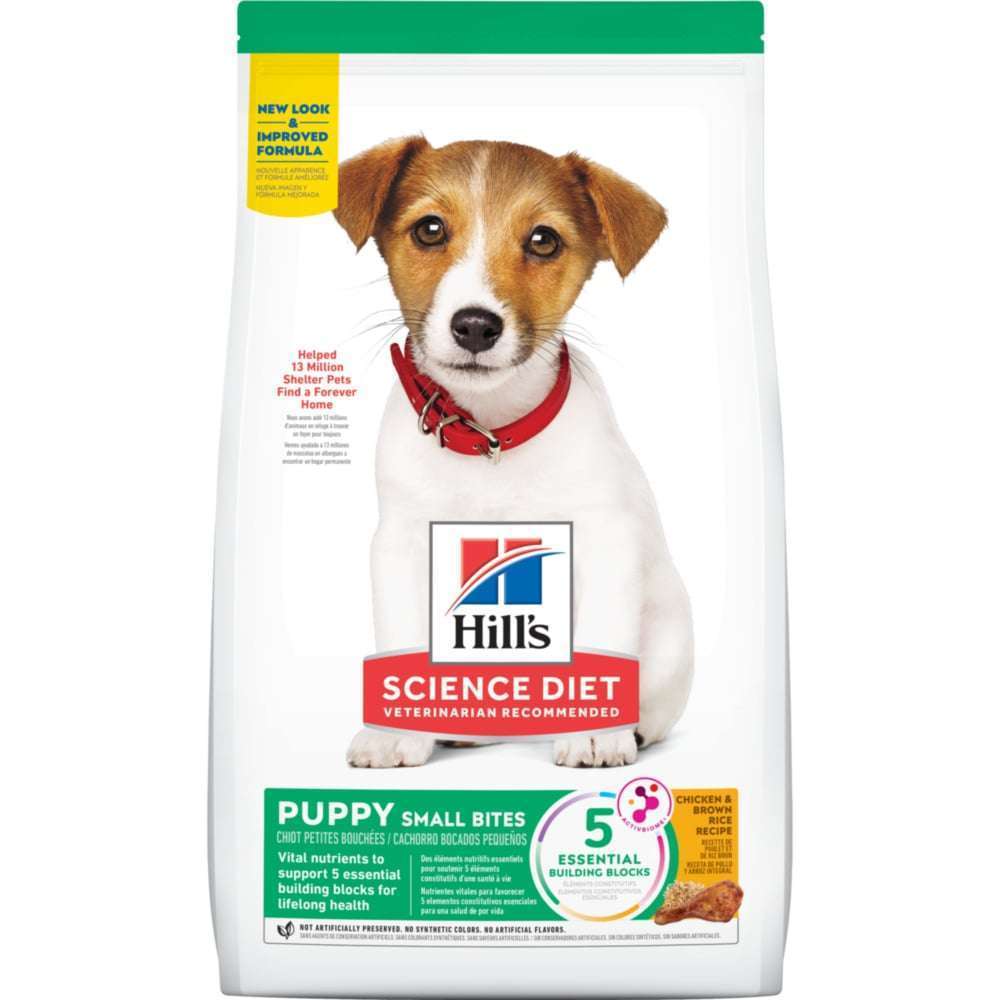 Hill's Science Diet Puppy Small Bites Chicken Meal & Barley Recipe Dry Dog Food - 15.5 lb Bag