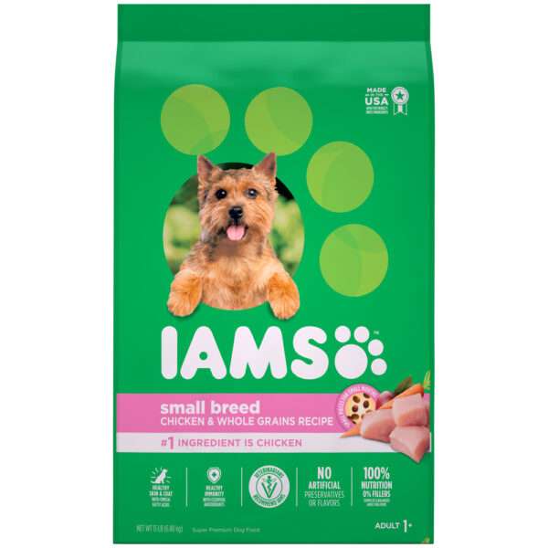 Iams Proactive Health Small & toy Breed Adult For Small Dogs With Real Chicken Dry Dog Food - 15 lb Bag