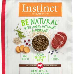 Instinct Be Natural Beef & Barley Recipe Dry Dog Food - 25 lb Bag