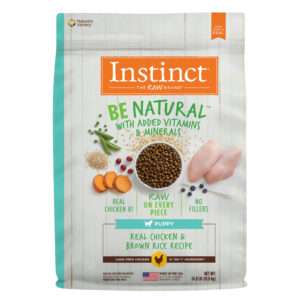 Instinct Be Natural Puppy Chicken & Brown Rice Recipe Dry Dog Food - 24 lb Bag