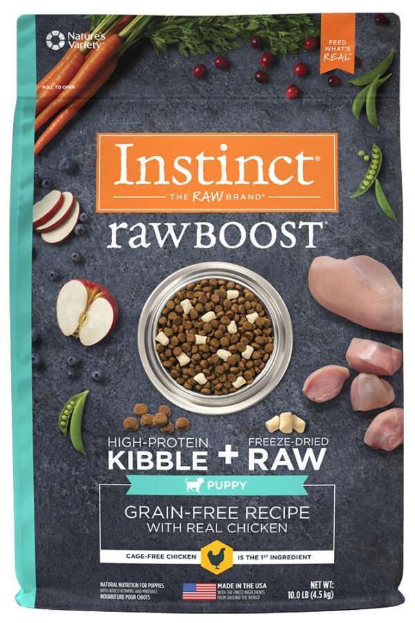 Instinct Grain Free Raw Boost Puppy Chicken Dry Dog Food - 10 lb Bag
