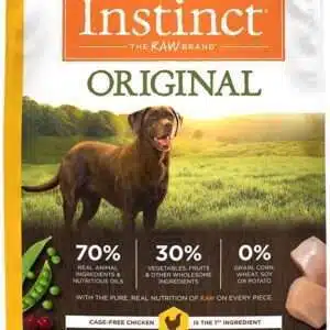 Instinct Original Grain Free Recipe with Real Chicken Natural Dry Dog Food - 45 lb Bag (2 x 22.5 lb Bag)