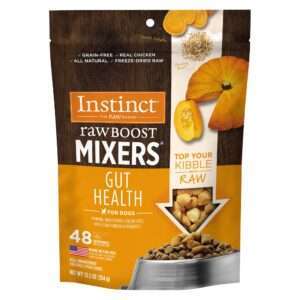Instinct Raw Boost Mixers Gut Health All Life Stage Dog Food Topper - Grain Free, Freeze-Dried, Size: 12.5 oz, Flavor: Chicken | PetSmart
