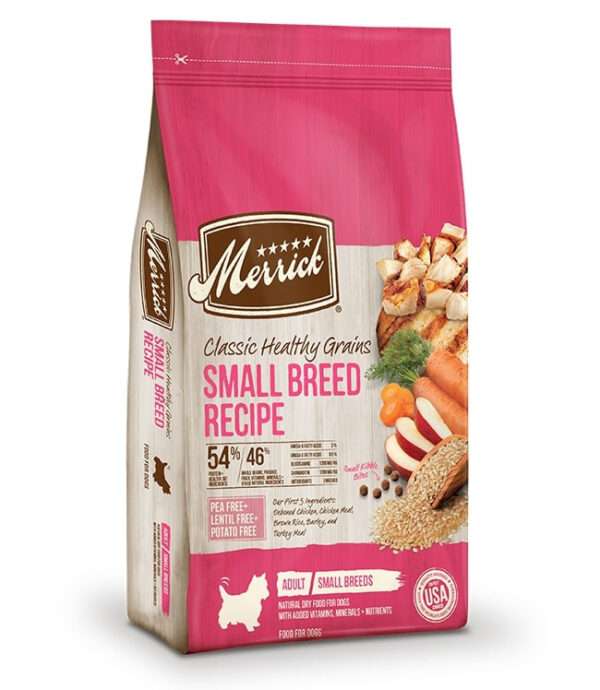 Merrick Classic Small Breed Recipe Dry Dog Food - 4 lb Bag