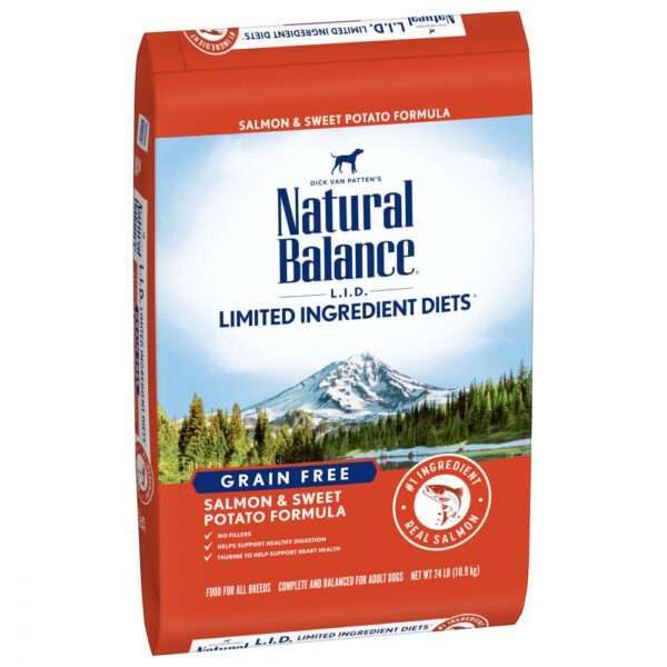 Natural Balance L.I.D. Limited Ingredient Diets Sweet Potato & Salmon Adult Dry Dog Food - 4 lb Bag
