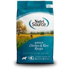 NutriSource Adult Chicken and Rice Dry Dog Food 30-lb