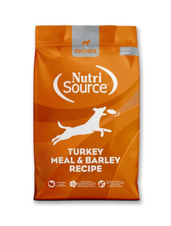 NutriSource Choice Turkey Meal & Barley Recipe Dry Dog Food - 30 lb Bag