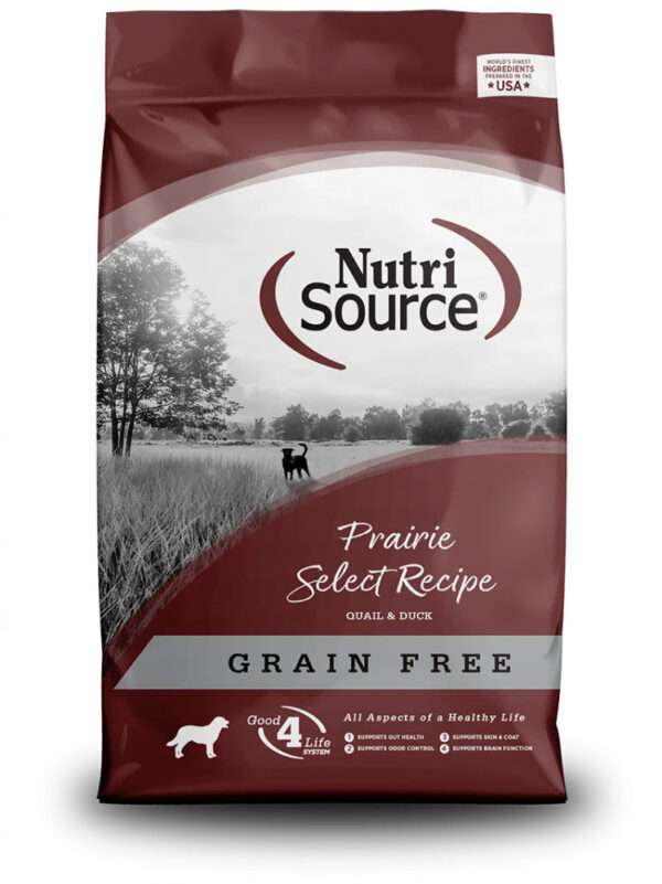 NutriSource Grain Free Prairie Select Dry Dog Food - 15 lb Bag