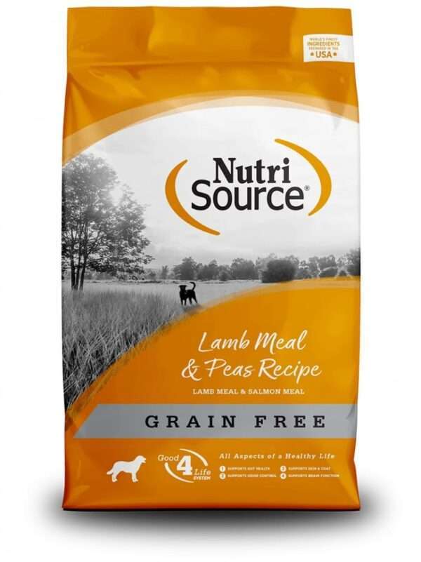 NutriSource Lamb Meal & Peas Formula Grain Free Dry Dog Food - 30 lb Bag