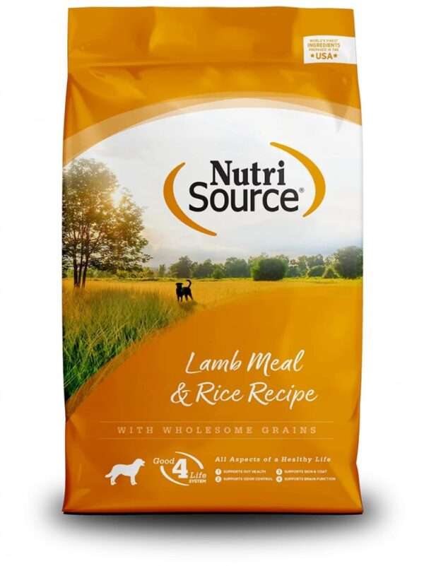 NutriSource Lamb Meal & Rice Dry Dog Food - 15 lb Bag
