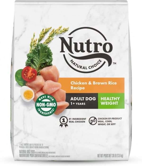 Nutro Wholesome Essentials Healthy Weight Adult Farm-Raised Chicken, Lentils & Sweet Potato Dry Dog Food - 30 lb Bag
