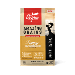 ORIJEN High Protein Amazing Grains Puppy Dry Dog Food - 22.5 lb Bag