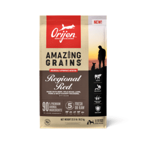 ORIJEN High Protein Amazing Grains Regional Red Dry Dog Food - 4 lb Bag