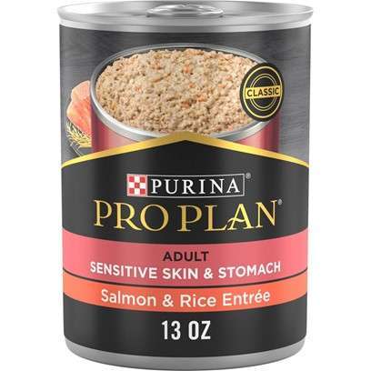 Purina Pro Plan Select Sensitive Skin Salmon and Rice Canned Dog Food 13-oz, case of 12