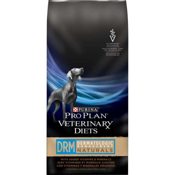 Purina Pro Plan Veterinary Diets Natural DRM Derm Management Canine Formula Dry Dog Food - 25 lb Bag