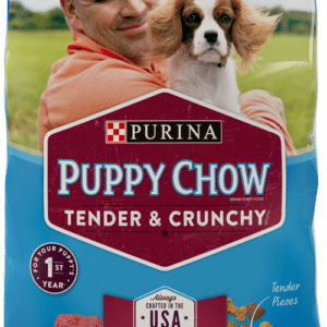 Purina Puppy Chow Tender & Crunchy Beef Recipe Dry Dog Food - 32 lb Bag