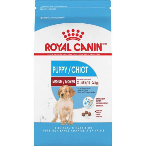 Royal Canin Size Health Nutrition Medium Puppy Dry Dog Food - 17 lb Bag