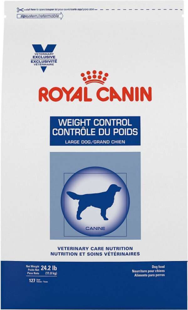 Royal Canin Veterinary Diet Canine Weight Control Large Breed Dry Dog Food - 24.2 lb Bag