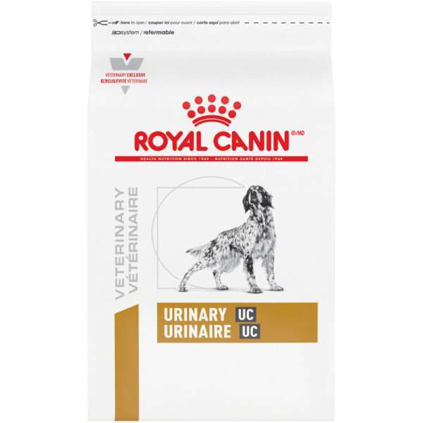 Royal Canin Veterinary Diet URINARY UC Low Purine Dry Dog Food - 18 lb Bag