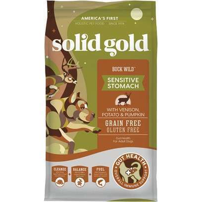 Solid Gold Buck Wild Adult Venison, Potato and Pumpkin Recipe Dry Dog Food 24-lb
