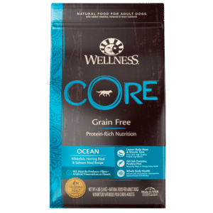 Wellness CORE Natural Grain Free Ocean Whitefish, Herring & Salmon Recipe Dry Dog Food - 12 lb Bag