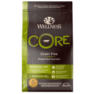 Wellness CORE Natural Grain Free Reduced Fat Weight Management Turkey & Chicken Recipe Dry Dog Food - 26 lb Bag
