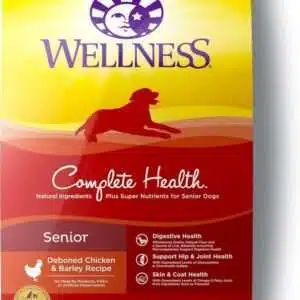 Wellness Complete Health Natural Senior Health Chicken Recipe Dry Dog Food - 15 lb Bag