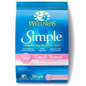 Wellness Simple Grain Free Natural Limited Ingredient Diet Small Breed Salmon & Potato Recipe Dry Dog Food - 10.5 lb Bag