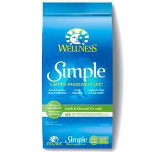 Wellness Simple Natural Limited Ingredient Diet Lamb & Oatmeal Recipe Dry Dog Food - 52 lb Bag (2 x 26 lb Bag)