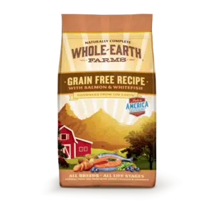 Whole Earth Farms Grain Free Recipe Salmon & Whitefish Dry Dog Food - 25 lb Bag