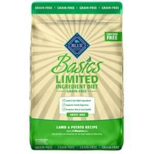 Blue Buffalo Basics Grain Free Adult Lamb and Potato Recipe Dry Dog Food 22-lb