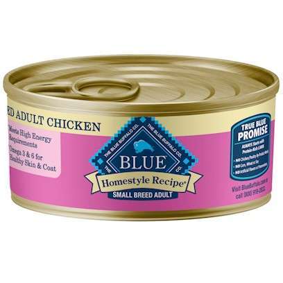 Blue Buffalo Homestyle Recipe Small Breed Chicken Dinner with Garden Vegetables and Brown Rice Canned Dog Food 5.5-oz, case of 24