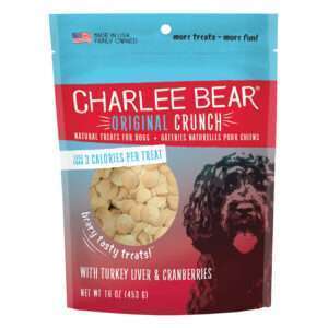 Charlee Bear Original Crunch With Turkey Liver & Cranberries Dog Treat | 16 oz