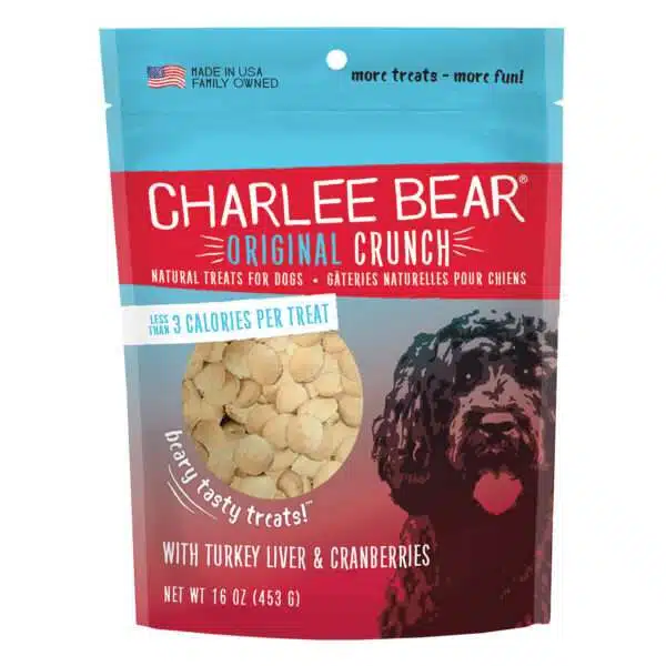 Charlee Bear Original Crunch With Turkey Liver & Cranberries Dog Treat | 16 oz