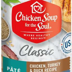 Chicken Soup For The Soul Mature Chicken, Turkey & Duck Recipe Canned Dog Food - 12 oz, case of 12