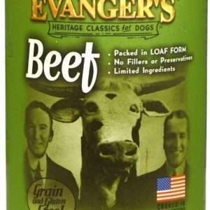 Evangers 100% Beef Classic Canned Dog Food - 13 oz, case of 12