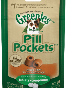 Greenies Pill Pockets Canine Cheese Flavor Dog Treats - For capsules: 15.8 oz, 60 count