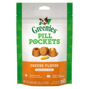 Greenies Pill Pockets Cheese Capsule Dog Treat | 7.9 oz