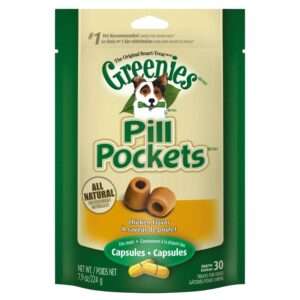 Greenies Pill Pockets Chicken Capsule Dog Treat | 7.9 oz