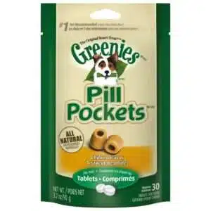 Greenies Pill Pockets Chicken Tablets Dog Treat | 3.2 oz